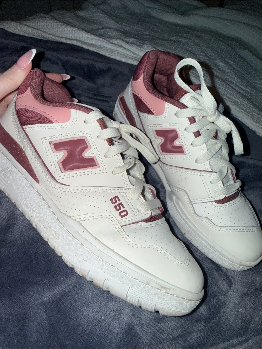New Balance 550 Women's “Washed burgundy”
